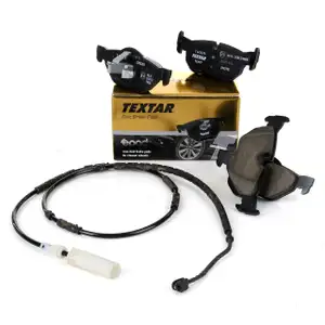 TEXTAR epad CERAMIC Bremsbel&auml;ge + Wako BMW X1 E84 16-28i 16-25d ab 2010 hinten