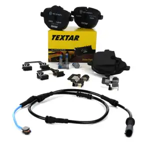 TEXTAR Bremsbel&auml;ge + Wako f&uuml;r BMW 5er Limousine F10 F18 520-535i 518-530d hinten