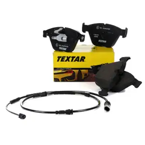 TEXTAR Bremsbel&auml;ge + Wako f&uuml;r BMW 5er F10 F18 F11 F07 6er F12 F13 F06 vorne