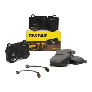 TEXTAR Bremsbel&auml;ge Bremskl&ouml;tze + Wako MERCEDES W211 S211 W221 R230 vorne