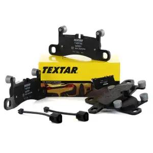 TEXTAR Bremsbel&auml;ge + Wako PORSCHE CAYENNE 92A VW TOUAREG 7P5 1KJ/1KQ/2EG hinten