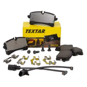 TEXTAR 2564203 Bremsbel&auml;ge + Warnkontaktkabel PORSCHE Macan 95B 2EK hinten