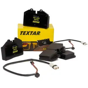 TEXTAR Bremsbel&auml;ge + Wako PORSCHE 968 911 (964 993) 3.3 Turbo 3.6 Carrera vorne