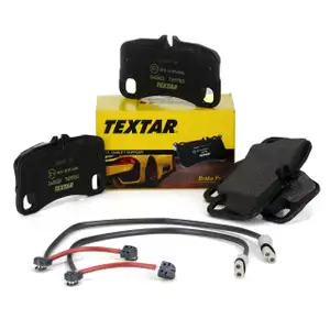 TEXTAR Bremsbel&auml;ge + Wako f&uuml;r PORSCHE 911 (997) 3.6 Turbo + 3.8 Turbo / S hinten