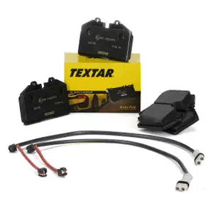 TEXTAR Bremsbel&auml;ge + Wako f&uuml;r PORSCHE 968 3.0 239 PS ohne Sportfahrwerk hinten