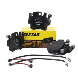 TEXTAR Bremsbel&auml;ge + Wako PORSCHE 911 996 3.6 Carrera 4S / Turbo GT2 GT3 hinten
