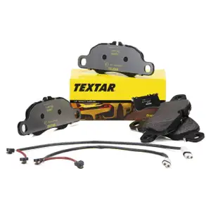 TEXTAR Bremsbel&auml;ge + Warnkontakt PORSCHE 911 (997) 3.6 Carrera 4 345 PS vorne