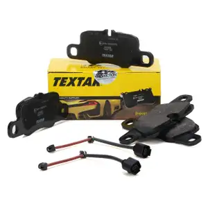 TEXTAR Bremsbel&auml;ge + Wako PORSCHE PANAMERA (970) 4.8 Turbo / S 500-550 PS hinten