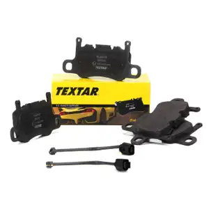 TEXTAR Bremsbel&auml;ge + Wako f&uuml;r PORSCHE 911 (991) 3.8 GT3 + 4.0 GT3 RS / R hinten