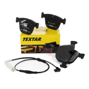 TEXTAR Bremsbel&auml;ge + Wako BMW 5er E60 535-M5 535d 6er E63 E64 630-M6 635d hinten