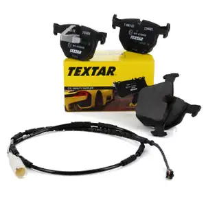 TEXTAR Bremsbel&auml;ge + Wako f&uuml;r BMW 3er E90 E91 E92 E93 330i 335i 330d 335d hinten