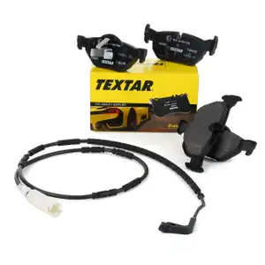 TEXTAR Bremsbel&auml;ge + Wako f&uuml;r BMW 1er E81 E87 E88 E82 3er E90 E91 E92 E93 hinten
