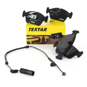 TEXTAR Bremsbel&auml;ge + Warnkontakt f&uuml;r BMW 3er E46 316-328i 318d 320d Z4 E85 vorne