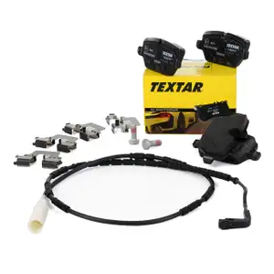 TEXTAR Bremsbel&auml;ge + Wako BMW E81 E87 116-120i 116d E90 316-320i 316/318d hinten