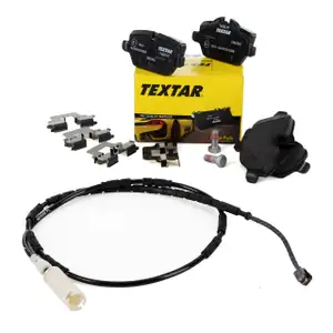 TEXTAR Bremsbel&auml;ge + Wako BMW E81 E87 116-120i 116d E90 316-320i 316/318d hinten