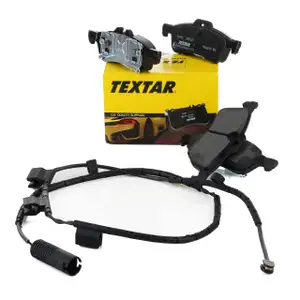 TEXTAR Bremsbel&auml;ge + Wako Mini R50 R53 Cabrio R52 One Cooper / S Works hinten