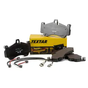 TEXTAR Bremsbel&auml;ge + Wako PORSCHE 911 (996) 3.6 GT2 + 911 (997) Turbo / S vorne