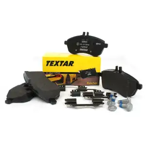 TEXTAR Bremsbel&auml;ge Bremsbelagsatz Mercedes W204 W212 C207 ohne Sportpaket vorne