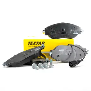 TEXTAR Bremsbel&auml;ge Bremskl&ouml;tze + Wako f&uuml;r Audi A3 8V Seat Skoda VW Golf 7 vorne