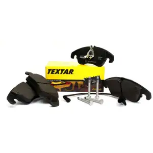 TEXTAR Bremsbel&auml;ge + Warnkontakt AUDI A4 (8K B8) A5 (8T 8F) A6 AVANT (C7) vorne