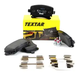 TEXTAR Bremsbel&auml;ge Bremskl&ouml;tze f&uuml;r Audi A4 A6 A8 Multivan Transporter T5 hinten