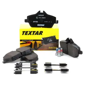 TEXTAR Bremsbel&auml;ge Bremskl&ouml;tze f&uuml;r BMW 1er E81 E87 E88 E82 ohne M-Technik vorne