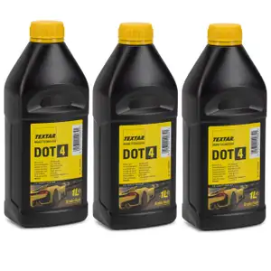 TEXTAR 95002200 Bremsfl&uuml;ssigkeit Brake Fluid DOT4 - 3 Liter 3L