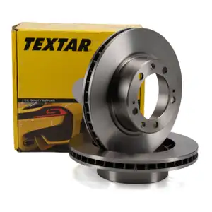 TEXTAR Bremsscheiben Satz f&uuml;r PORSCHE 944 2.5 Turbo 3.0 S2 + 968 3.0 vorne