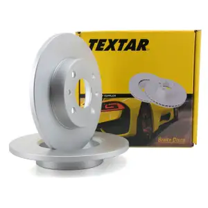 TEXTAR Bremsscheiben Alfa Romeo 145 f&uuml;r Fiat 500 Punto Ford KA Lancia hinten
