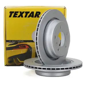 TEXTAR Bremsscheiben f&uuml;r BMW 5er E39 LIMO + TOURING 520-540i 520-530d hinten