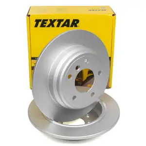 TEXTAR Bremsscheiben Satz f&uuml;r BMW 5er E39 Limousine 520i 523i 520d 525td hinten