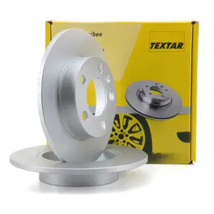 TEXTAR Bremsscheiben f&uuml;r Audi A1 A2 A3 TT VW Bora Golf 4 New Beetle Polo hinten