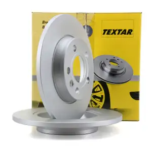 TEXTAR Bremsscheiben Satz f&uuml;r VW Transporter T4 15 Zoll ab 01.1996 hinten