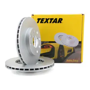 TEXTAR Bremsscheiben f&uuml;r OPEL ASTRA F CORSA A B KADETT E TIGRA A VECTRA A vorne