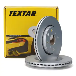 TEXTAR Bremsscheiben Satz Citroen C1 I II f&uuml;r Peugeot 107 108 Toyota Aygo vorne