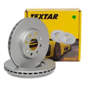 TEXTAR Bremsscheiben f&uuml;r FIAT GRANDE PUNTO EVO 199 OPEL ADAM CORSA D E vorne