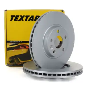 TEXTAR Bremsscheiben Satz f&uuml;r Ford Galaxy S-Max Volvo S60 S80 V60 V70 XC70 vorne