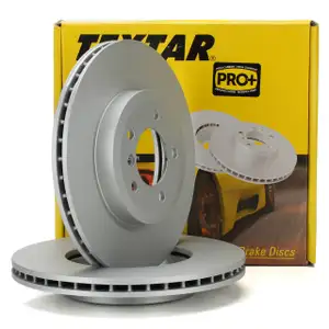 TEXTAR Bremsscheiben Satz f&uuml;r BMW 3er E46 330i 330d Z4 E85 E86 3.0si vorne