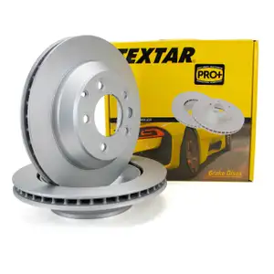 TEXTAR Bremsscheiben Satz f&uuml;r AUDI Q7 PORSCHE CAYENNE VW TOUAREG hinten