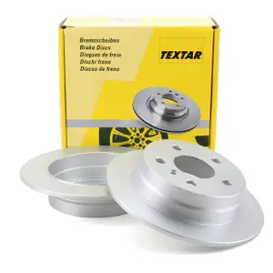 TEXTAR Bremsscheiben Satz Mercedes W169 W245 150-200T 160/180/200CDI hinten