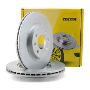 TEXTAR Bremsscheiben Satz f&uuml;r Renault 19 Clio Kangoo Megane Thalia Twingo vorne