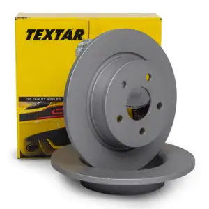 TEXTAR Bremsscheiben Satz f&uuml;r FORD GRAND C-MAX / C-MAX II KA+ KUGA II hinten