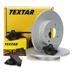 TEXTAR Bremsscheiben + Bremsbel&auml;ge FIAT PANDA 169 PUNTO 176 188 SEICENTO vorne