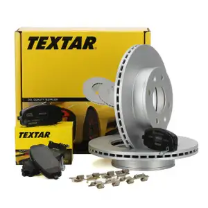 TEXTAR Bremsscheiben + Bremsbel&auml;ge f&uuml;r HYUNDAI i10 (PA) KIA PICANTO (SA) vorne