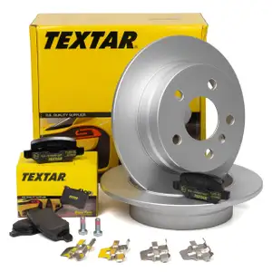 TEXTAR Bremsscheiben + Bremsbel&auml;ge MERCEDES A-KLASSE W169 B-KLASSE W245 hinten