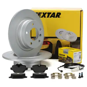 TEXTAR Bremsscheiben + Bremsbel&auml;ge + Wako BMW E81 E87 E90 E92 ab 03.2010 hinten