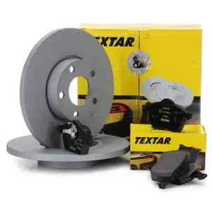 TEXTAR Bremsscheiben + Bremsbel&auml;ge AUDI A4 (8D B5) 1.8 / quattro 125 PS vorne