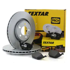 TEXTAR Bremsscheiben + Bel&auml;ge AUDI A3 8L SEAT LEON SKODA OCTAVIA VW GOLF 4 vorne