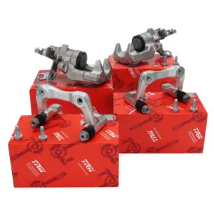 2x TRW Bremssattel + Halter AUDI A3 SEAT LEON SKODA OCTAVIA VW GOLF 5 6 hinten