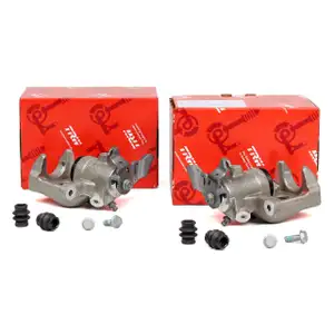 2x TRW BHQ243+BHQ244 Bremssattel Bremszange RENAULT CLIO 3 MODUS THALIA I hinten